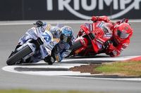MotoGP British GP: Alex Marquez wins sprint to end Marc's perfect record